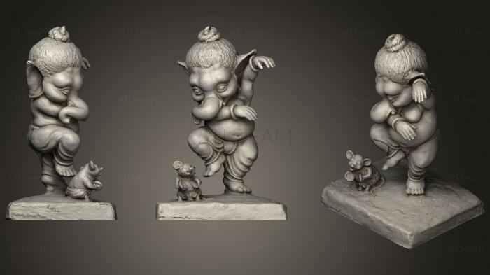 Скульптуры индийские Господь Ганеша